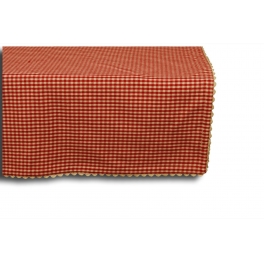 Red check rectangular table cloth 250x150 Red check rectangular table cloth 250x150