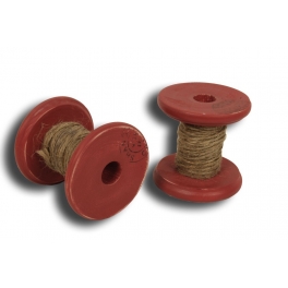 String on red wood bobbin h.8 d.8 String on red wood bobbin h.8 d.8