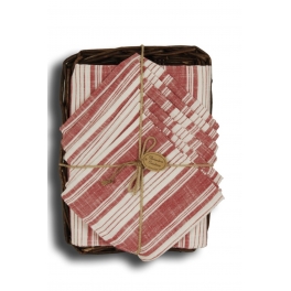 Burberry table cloth 150x150 and 6 serviettes, wicker tray Burberry table cloth 150x150 and 6 serviettes, wicker tray