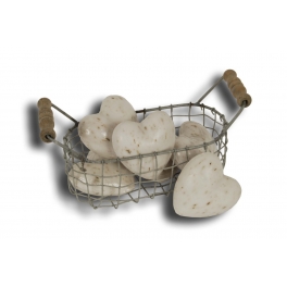 Lavender heart shaped Marseille soap, film wrapped 100g Lavender heart shaped Marseille soap, film wrapped 100g
