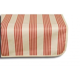 Treated table cloth, cabana rouge, cotton 250x160 Treated table cloth, cabana rouge, cotton 250x160