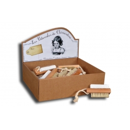 Double sided brush and pumice stone l.9.5 Double sided brush and pumice stone l.9.5