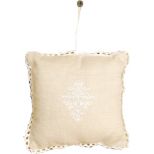 Embroidered clothes fragrance pillow rose scent 12x12