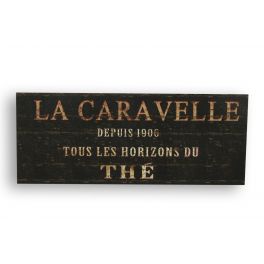 Metal plate 'la caravelle' 50x20 Metal plate 'la caravelle' 50x20