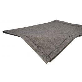 Cotton anthracite rectangular table cloth 250x150 Cotton anthracite rectangular table cloth 250x150