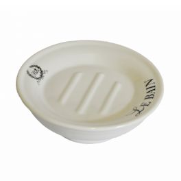 Le Bain round ceramic soap holder d14 Le Bain round ceramic soap holder d14
