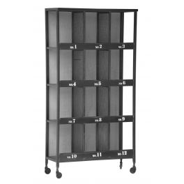 Indus 12 pigeonhole rack on castors, metal W 95 x D 36 x H 181 Indus 12 pigeonhole rack on castors, metal W 95 x D 36 x H 181