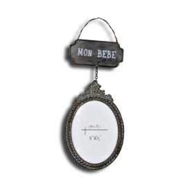 Photo frame pendant Mon Bebe, metal H 29 x W 12 Photo frame pendant Mon Bebe, metal H 29 x W 12